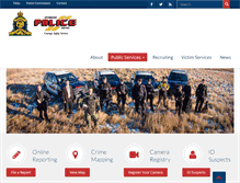 Tablet Screenshot of lethbridgepolice.ca
